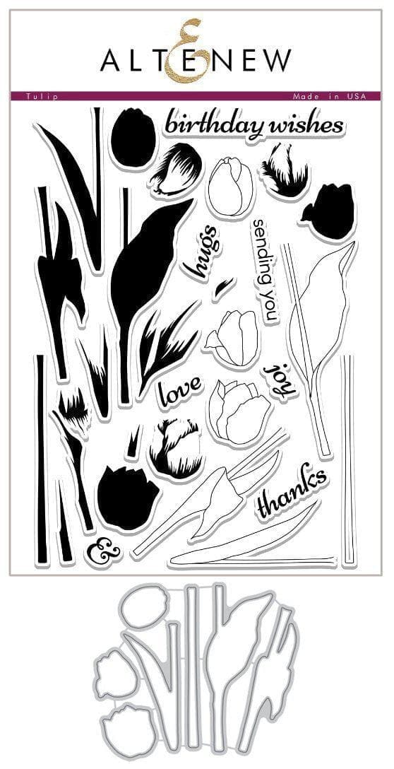 Altenew Stamp & Die Bundle Tulip Stamp & Die Bundle