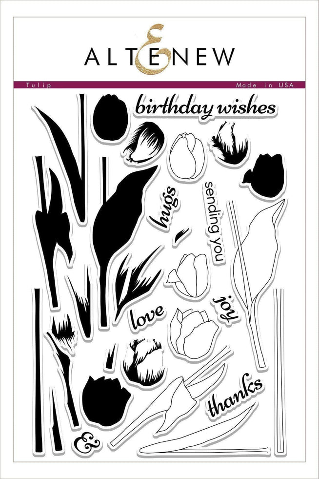 Altenew Stamp & Die Bundle Tulip Stamp & Die Bundle