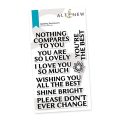 Altenew Stamp & Die Bundle Uplifting Sentiments
