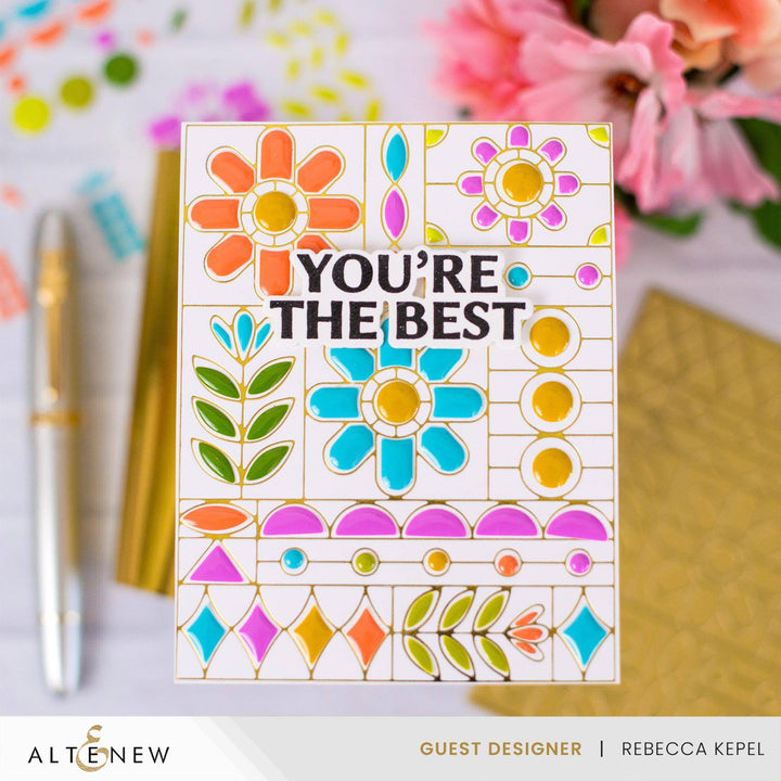 Altenew Stamp & Die Bundle Uplifting Sentiments