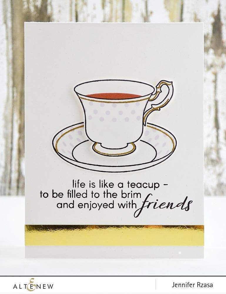 Altenew Stamp & Die Bundle Vintage Teacup Stamp & Die Bundle