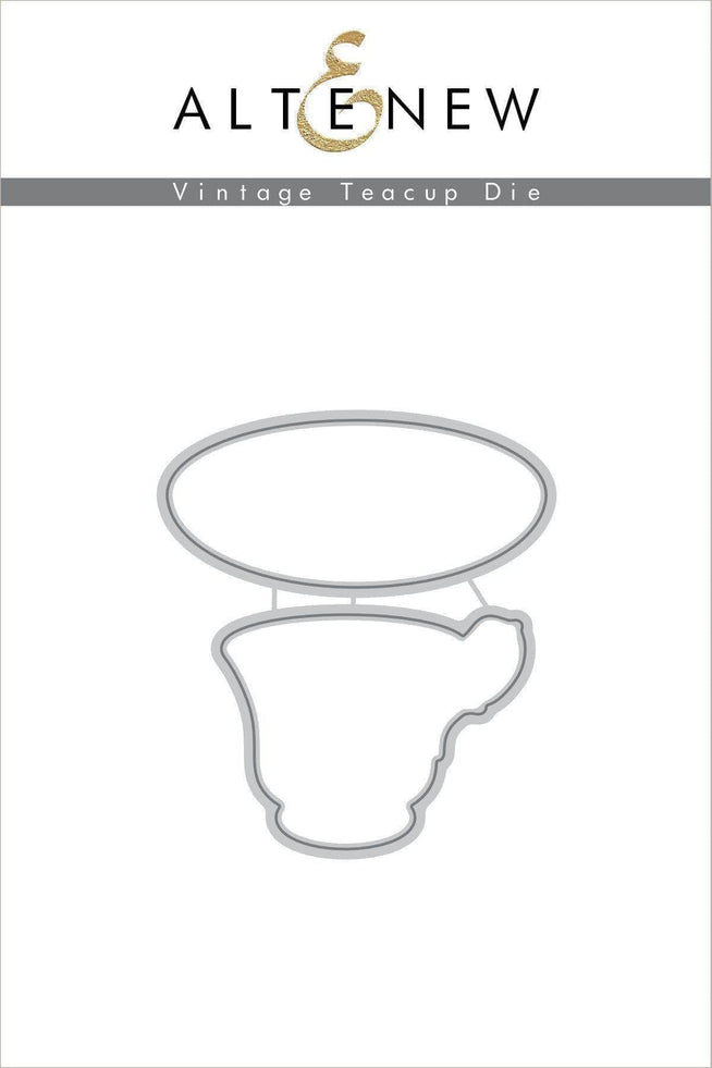 Altenew Stamp & Die Bundle Vintage Teacup Stamp & Die Bundle