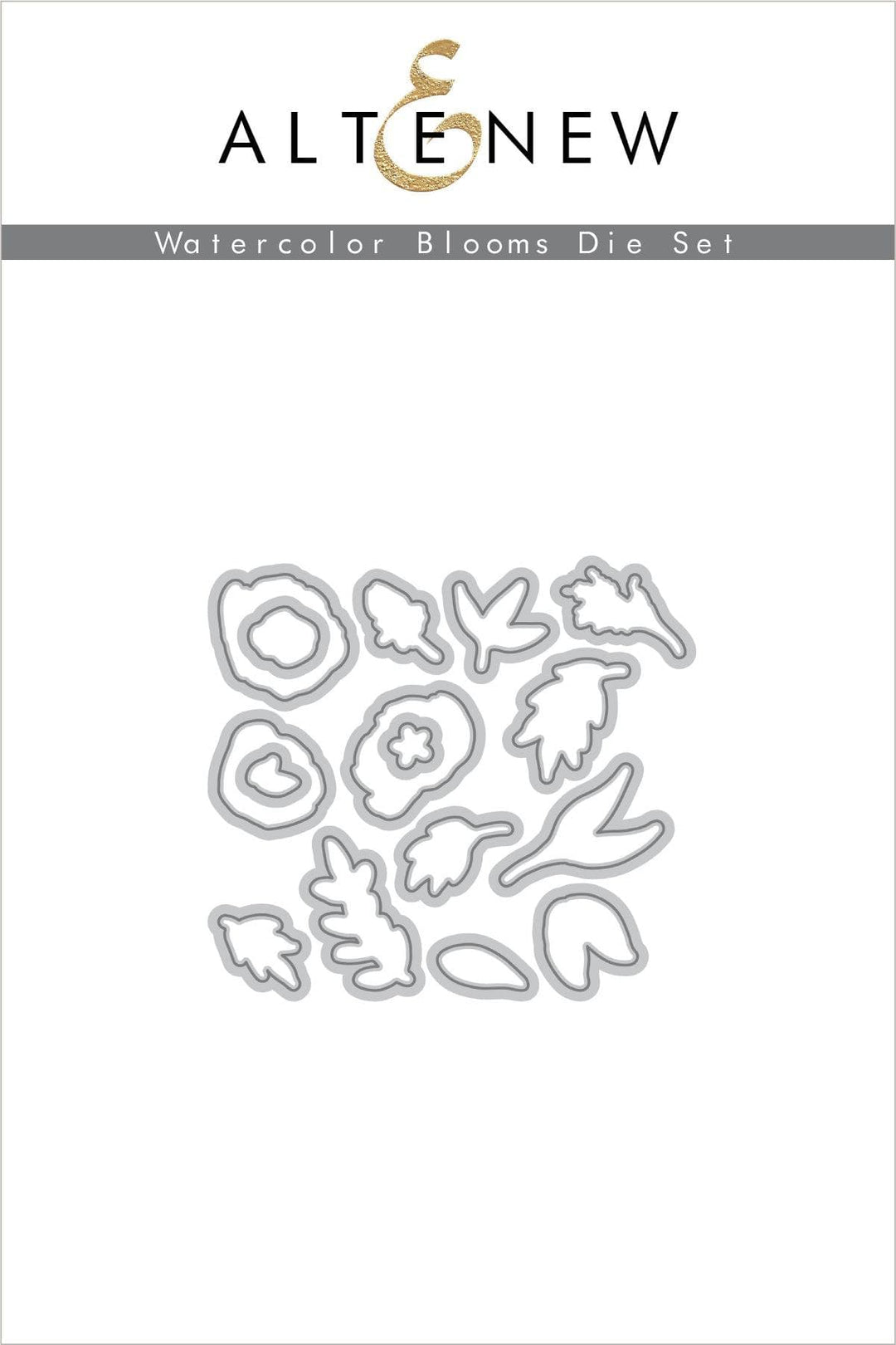 Altenew Stamp & Die Bundle Watercolor Blooms Stamp & Die Bundle