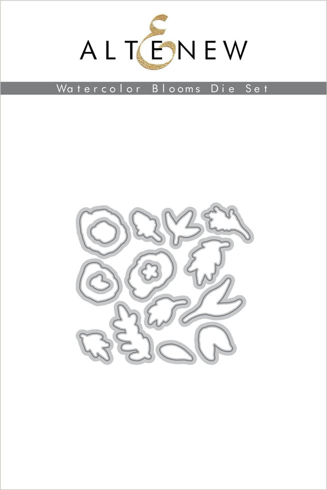 Altenew Stamp & Die Bundle Watercolor Blooms Stamp & Die Bundle