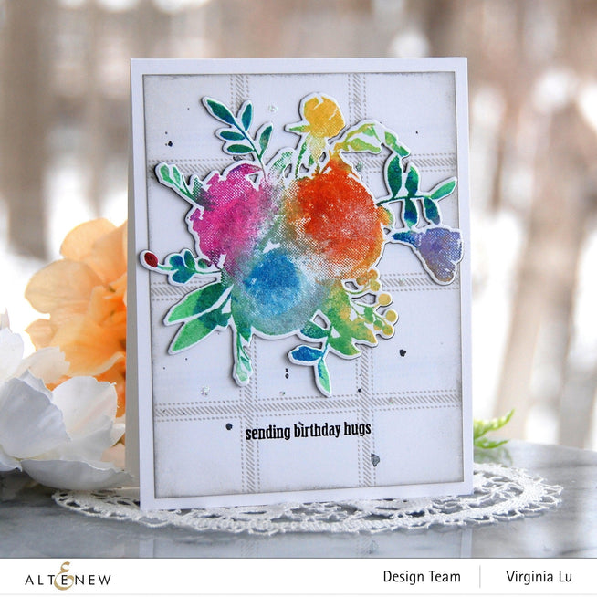 Altenew Stamp & Die Bundle Watercolor Halftone Stamp & Die Bundle