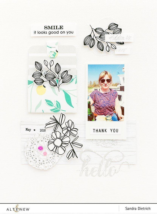 Altenew Stamp & Die Bundle Weekend Doodles Stamp & Die Bundle