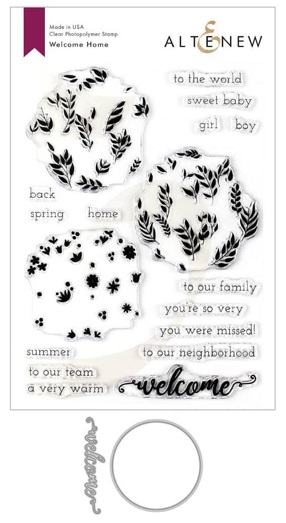 Altenew Stamp & Die Bundle Welcome Home Stamp & Die Bundle