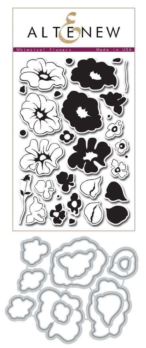 Altenew Stamp & Die Bundle Whimsical Flowers Stamp & Die Bundle