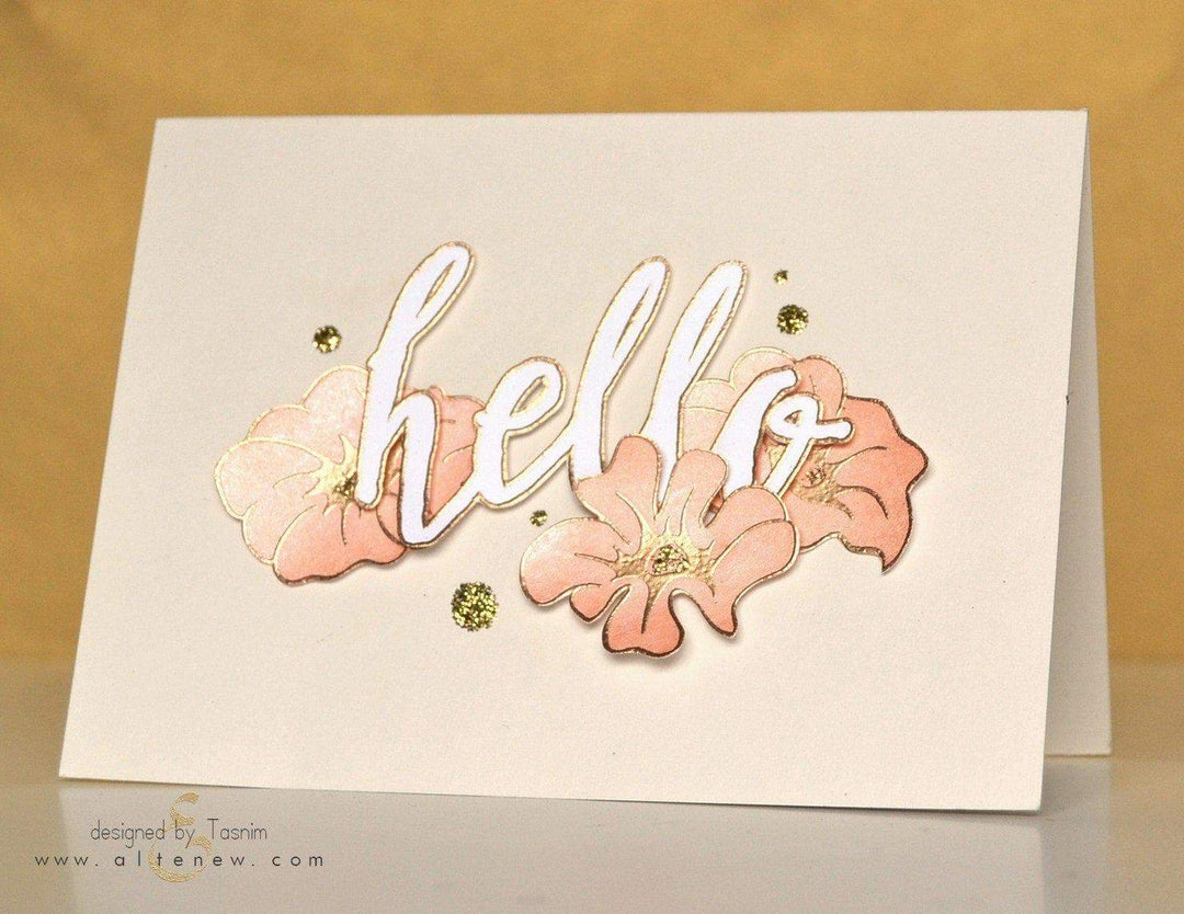 Altenew Stamp & Die Bundle Whimsical Flowers Stamp & Die Bundle