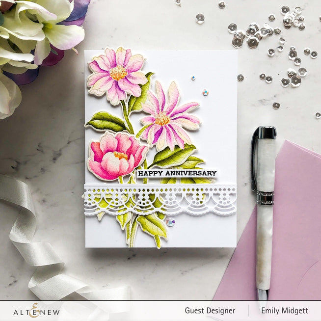 Altenew Stamp & Die Bundle Wild Flora Stamp & Die Bundle