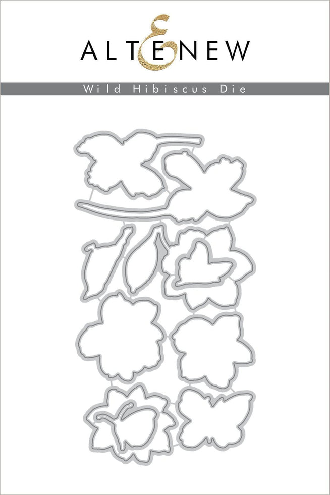 Altenew Stamp & Die Bundle Wild Hibiscus Stamp & Die Bundle