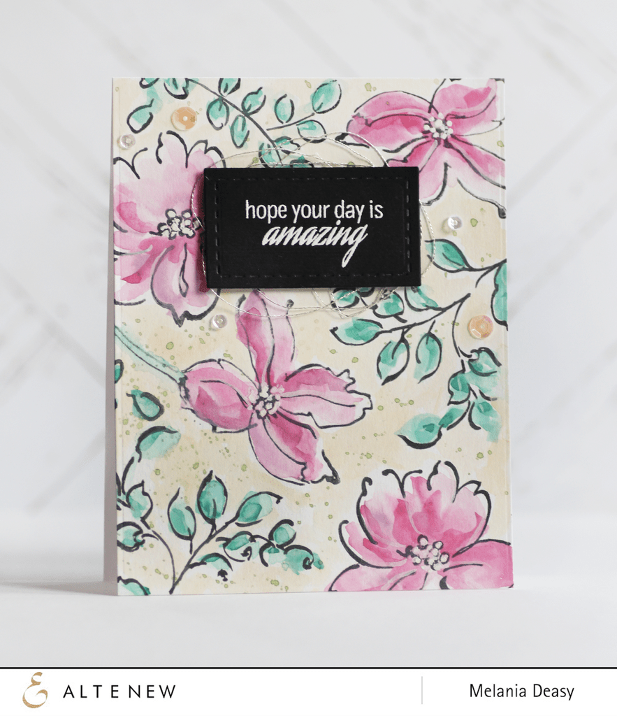 Altenew Stamp & Die Bundle Wild Hibiscus Stamp & Die Bundle