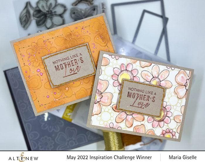 Altenew Stamp & Die Bundle Wild Hibiscus Stamp & Die Bundle