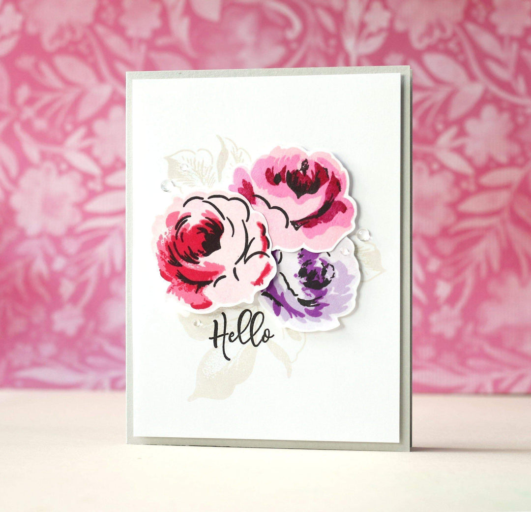 Altenew Stamp & Die Bundle Winter Rose Stamp & Die Bundle