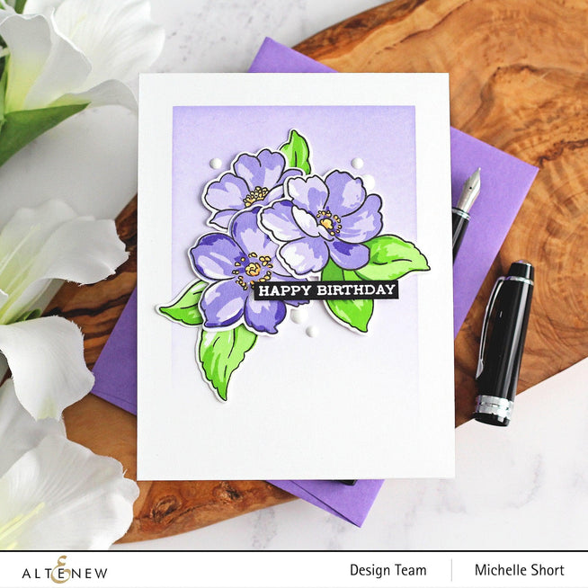 Altenew Stamp & Die Bundle Wispy Joy Stamp & Die Bundle