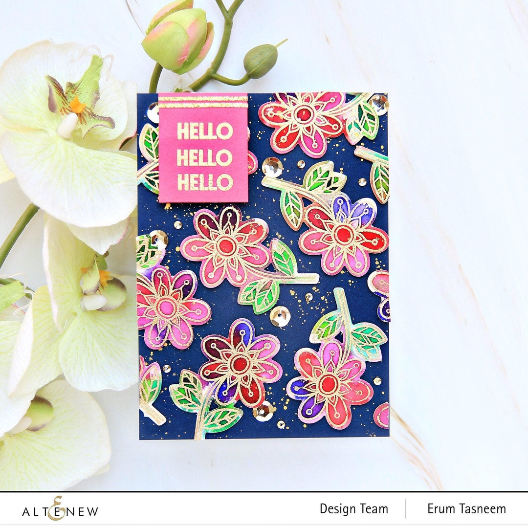 Altenew Stamp & Die Bundle Wonder Bloom Stamp & Die Bundle