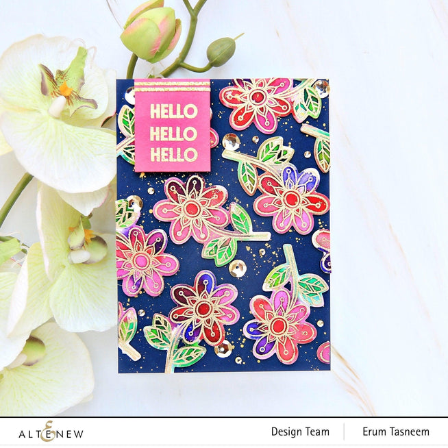 Altenew Stamp & Die Bundle Wonder Bloom Stamp & Die Bundle