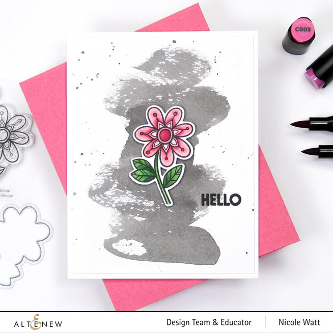 Altenew Stamp & Die Bundle Wonder Bloom Stamp & Die Bundle
