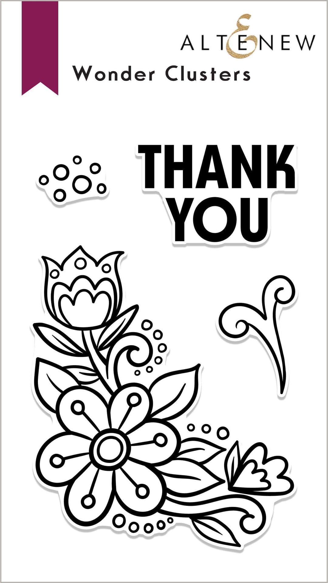 Altenew Stamp & Die Bundle Wonder Clusters Stamp & Die Bundle