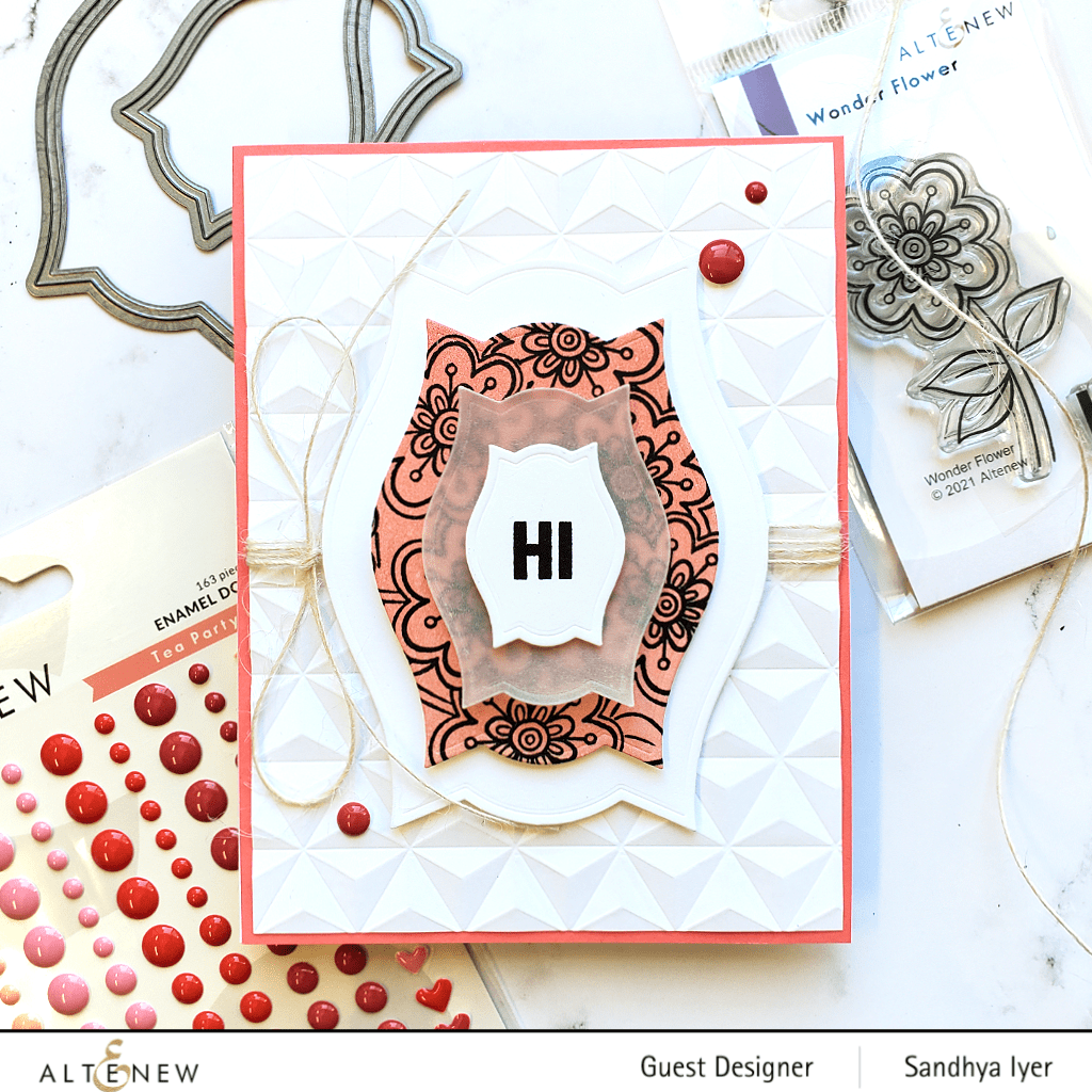 Altenew Stamp & Die Bundle Wonder Flower