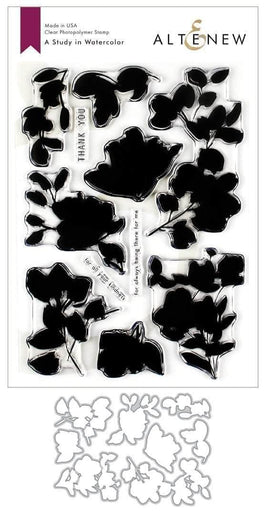 Altenew Stamp & Die Bundle A Study in Watercolor Stamp & Die Bundle