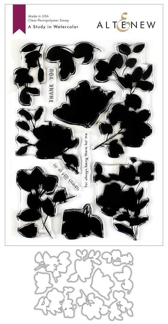 Altenew Stamp & Die Bundle A Study in Watercolor Stamp & Die Bundle
