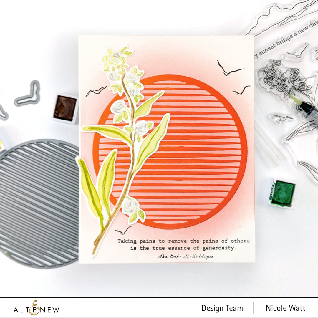 Altenew Stamp & Die Bundle All Things Orange Stamp & Die Bundle