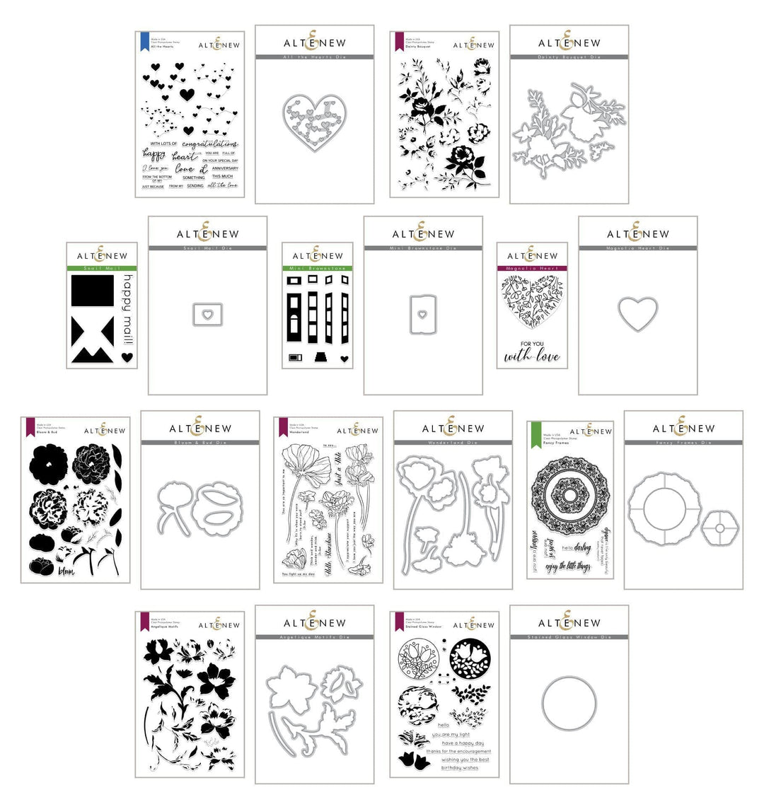 Altenew Stamp & Die Bundle Amazing Astrology Coordinating Stamp & Die Bundle