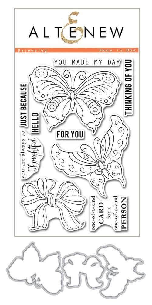 Altenew Stamp & Die Bundle Z - Bejeweled Stamp & Die Bundle