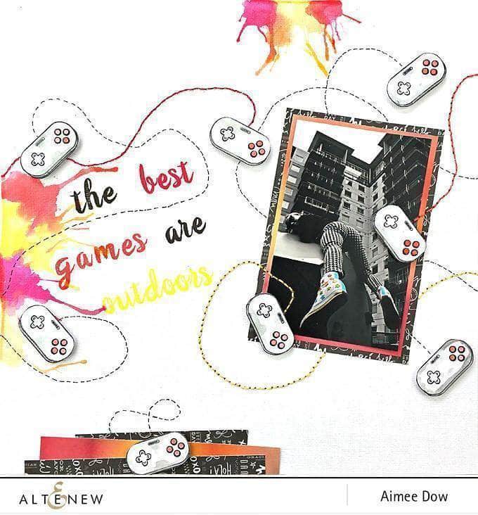 Altenew Stamp & Die Bundle Z - Best Dad Stamp & Die Bundle