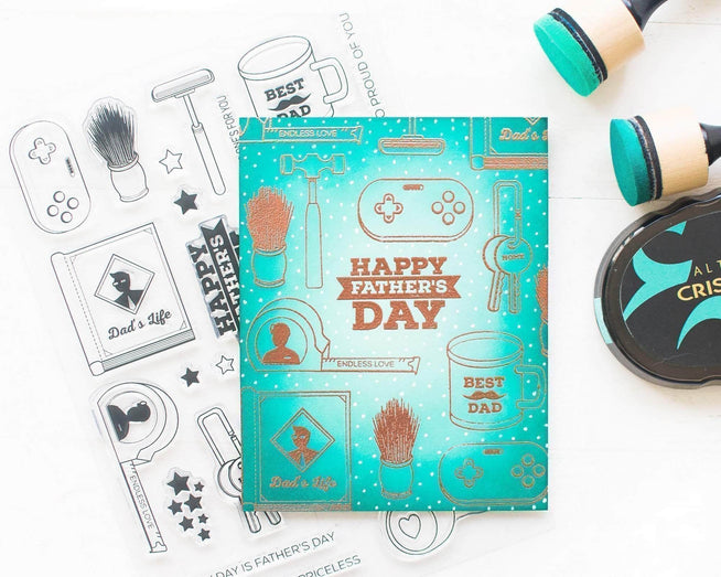 Altenew Stamp & Die Bundle Z - Best Dad Stamp & Die Bundle