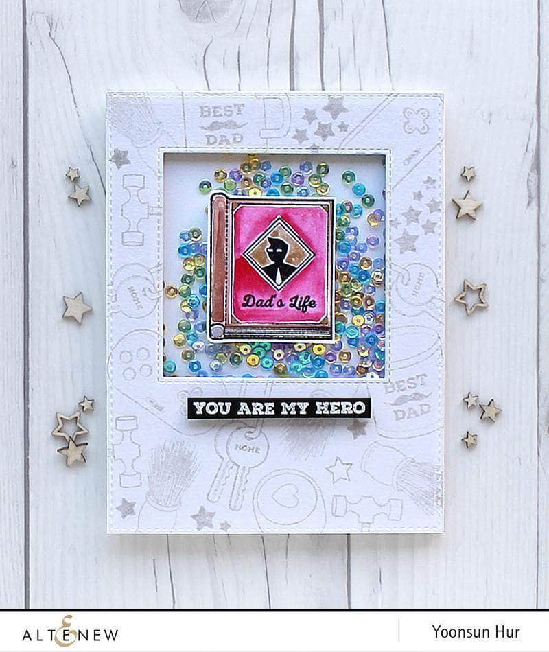 Altenew Stamp & Die Bundle Z - Best Dad Stamp & Die Bundle