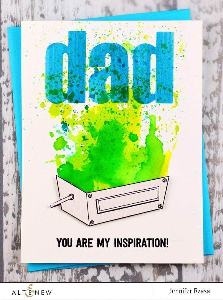 Altenew Stamp & Die Bundle Z - Best Dad Stamp & Die Bundle