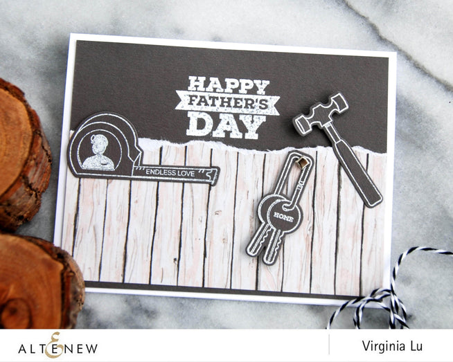 Altenew Stamp & Die Bundle Z - Best Dad Stamp & Die Bundle