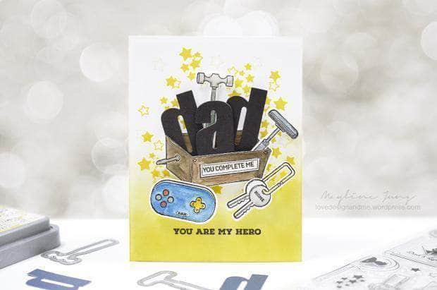 Altenew Stamp & Die Bundle Z - Best Dad Stamp & Die Bundle