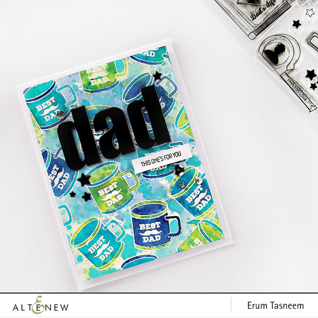 Altenew Stamp & Die Bundle Z - Best Dad Stamp & Die Bundle