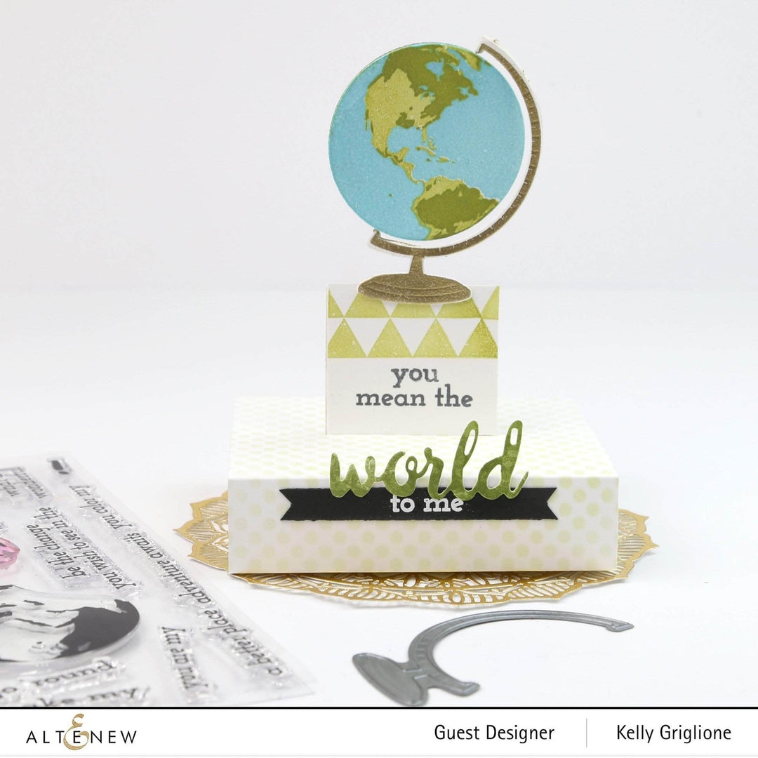 Altenew Stamp & Die Bundle Z - Big World Stamp & Die Bundle