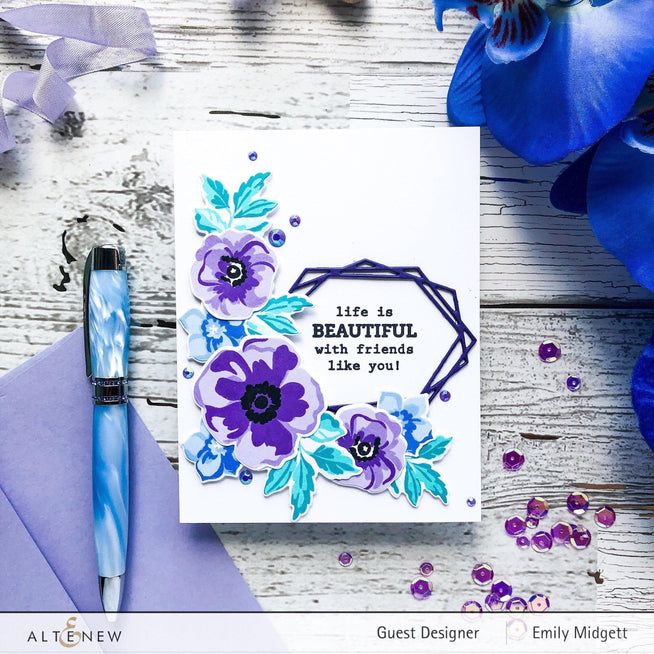 Altenew Stamp & Die Bundle Blessed With Hope Coordinating Stamp & Die Bundle