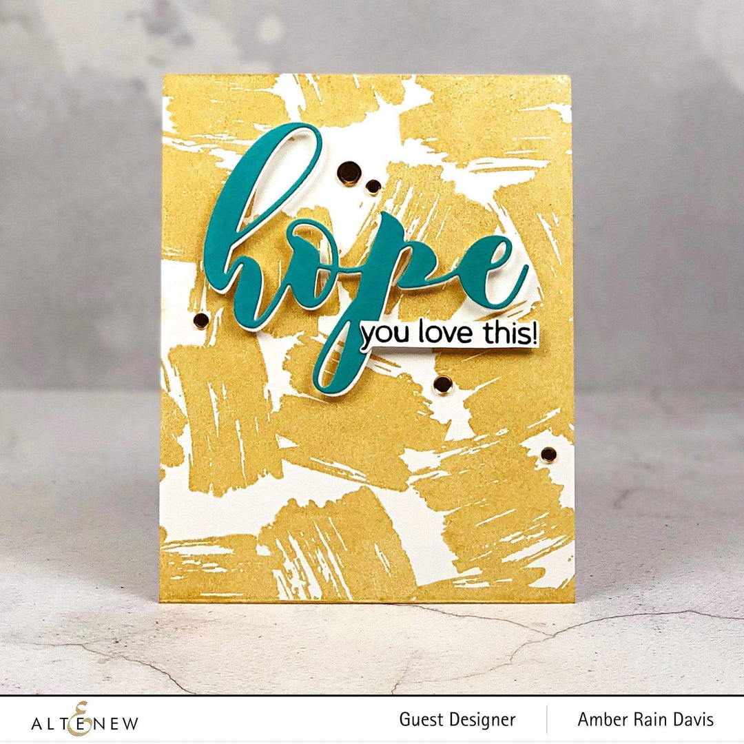 Altenew Stamp & Die Bundle Blessed With Hope Coordinating Stamp & Die Bundle