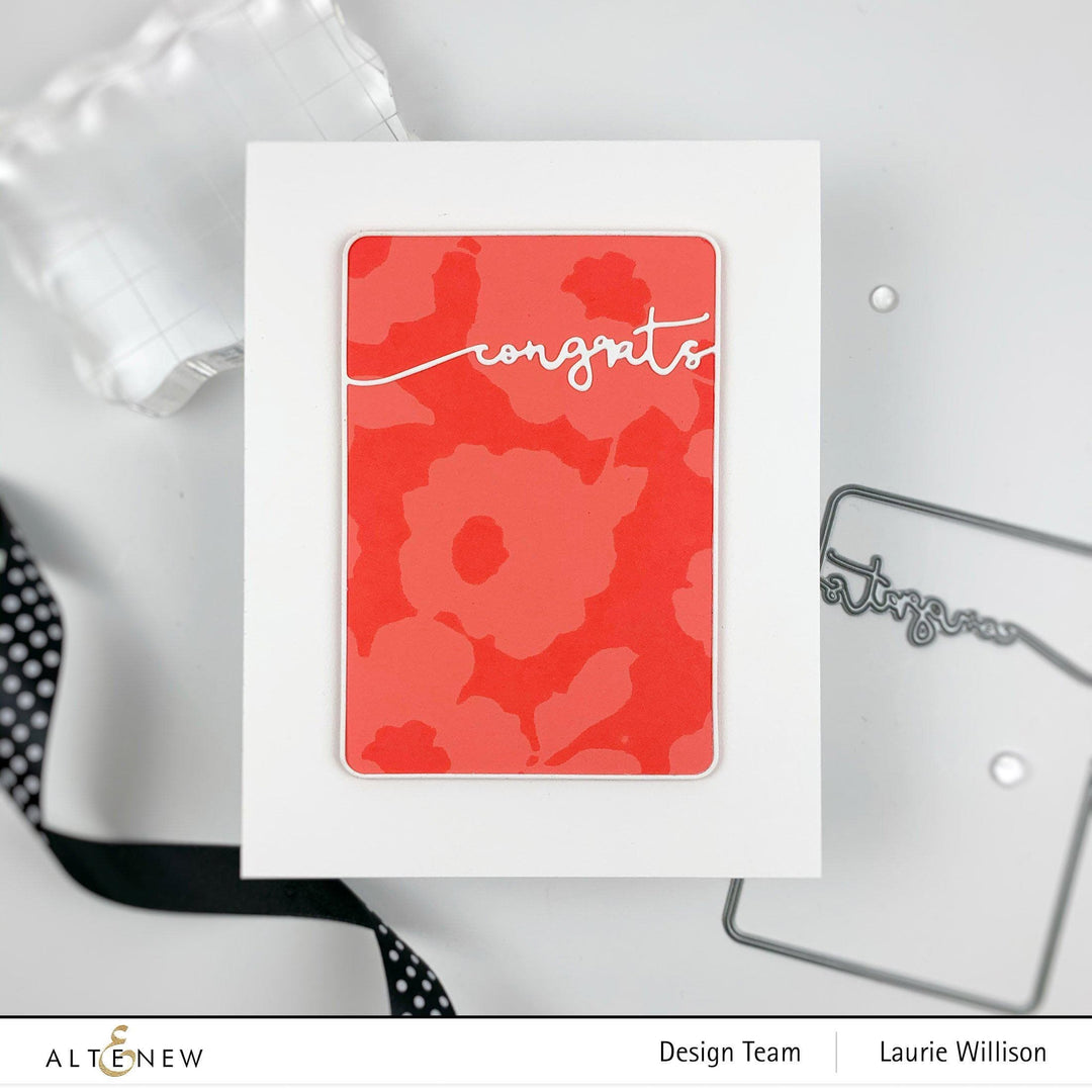 Altenew Stamp & Die Bundle Bold Floral Drape Stamp & Die Bundle