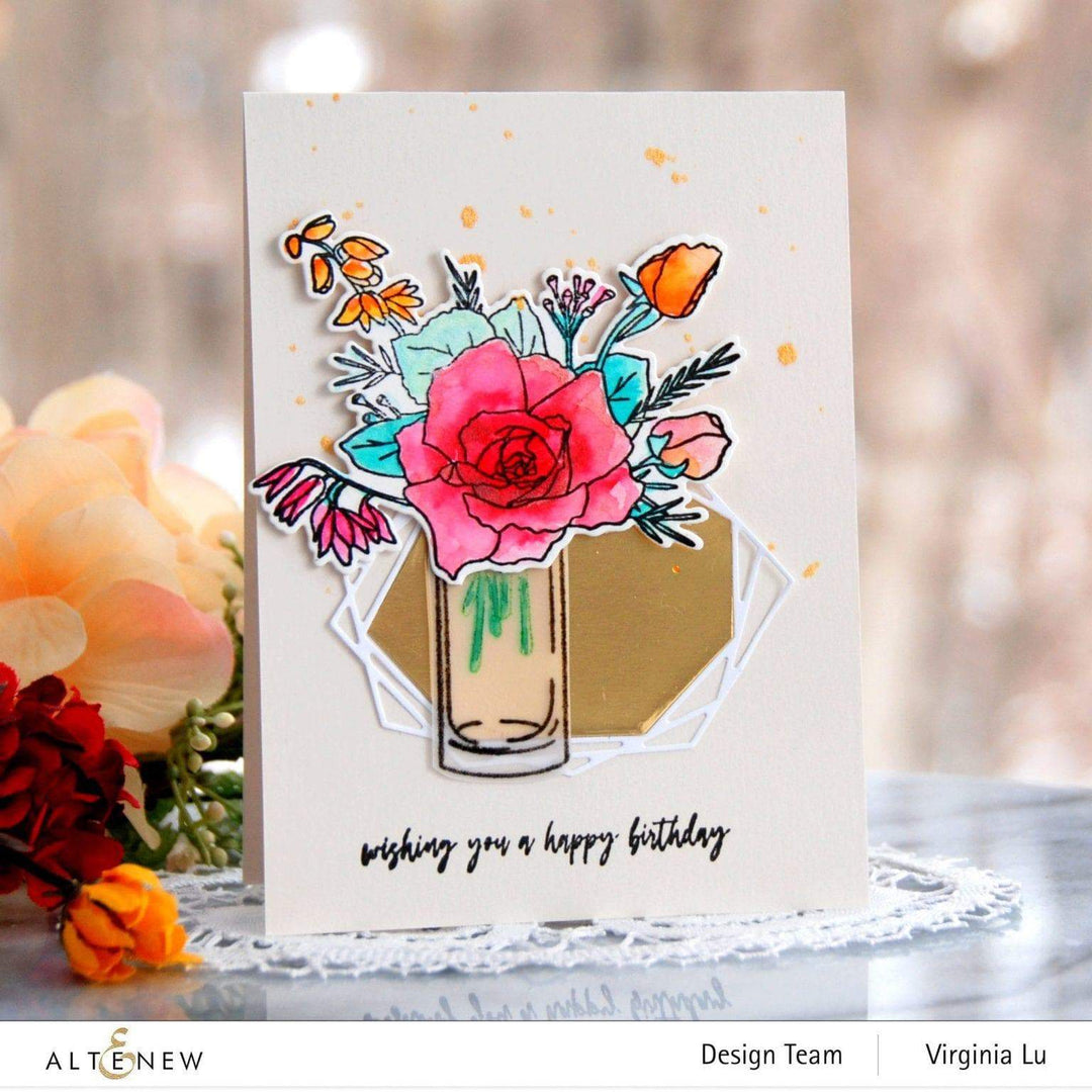 Altenew Stamp & Die Bundle Breezy Bouquet Stamp & Die Bundle