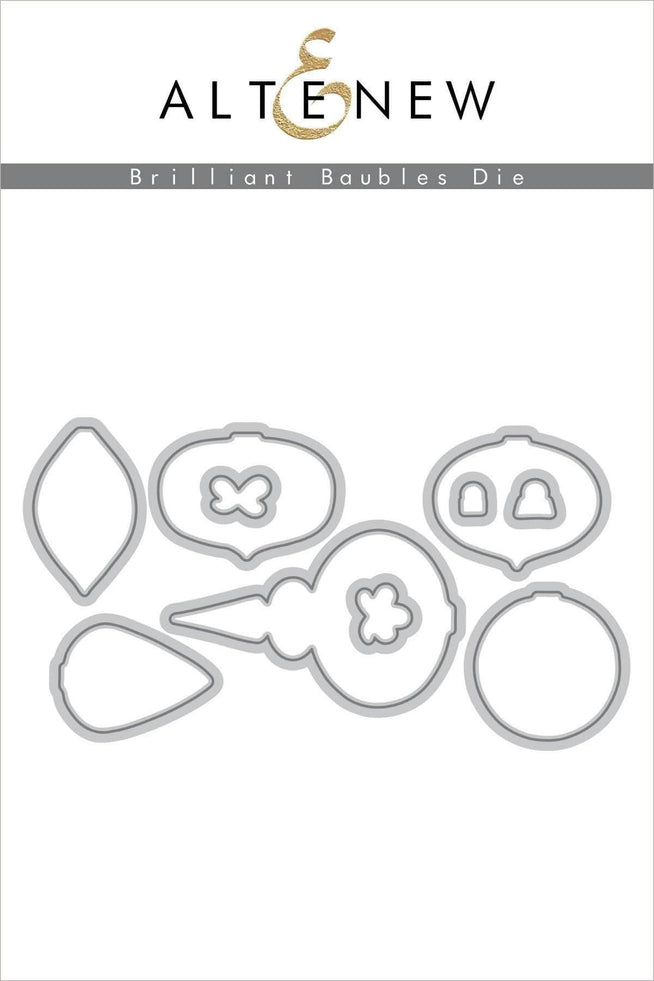 Retired - Brilliant Baubles Stamp & Die Bundle - Altenew