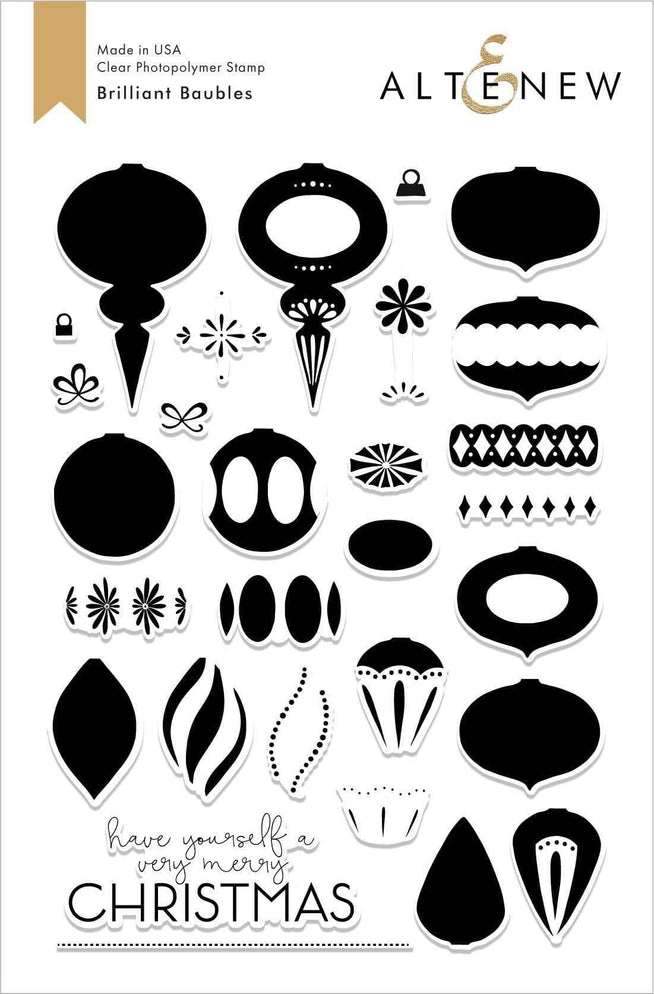 Retired - Brilliant Baubles Stamp & Die Bundle - Altenew