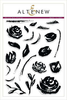 Altenew Stamp & Die Bundle Brush Art Floral Stamp & Die Bundle