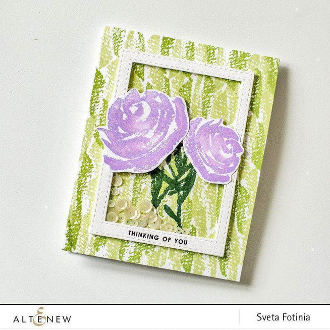 Altenew Stamp & Die Bundle Brush Art Floral Stamp & Die Bundle