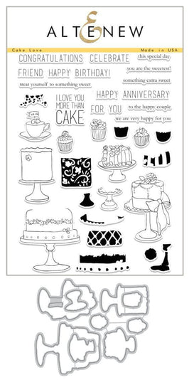 Altenew Stamp & Die Bundle Cake Love Stamp & Die Bundle
