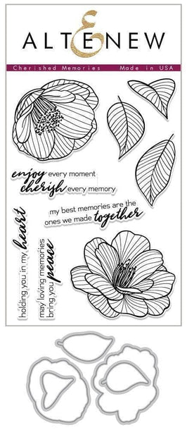 Altenew Stamp & Die Bundle Cherished Memories Stamp & Die Bundle