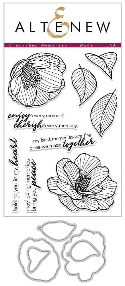 Altenew Stamp & Die Bundle Cherished Memories Stamp & Die Bundle