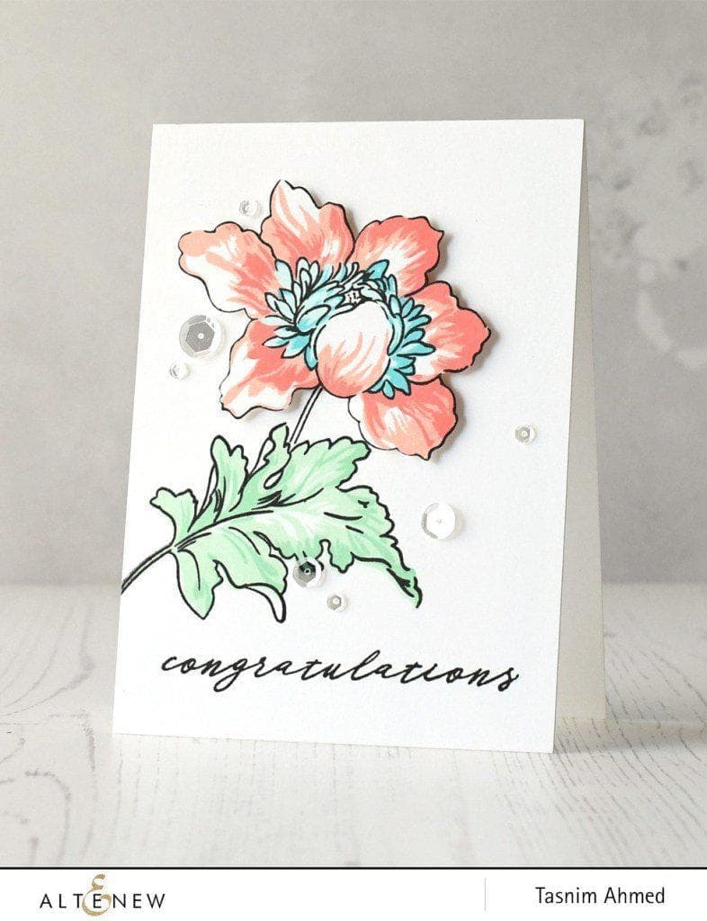 Altenew Stamp & Die Bundle Crown Bloom Stamp & Die Bundle