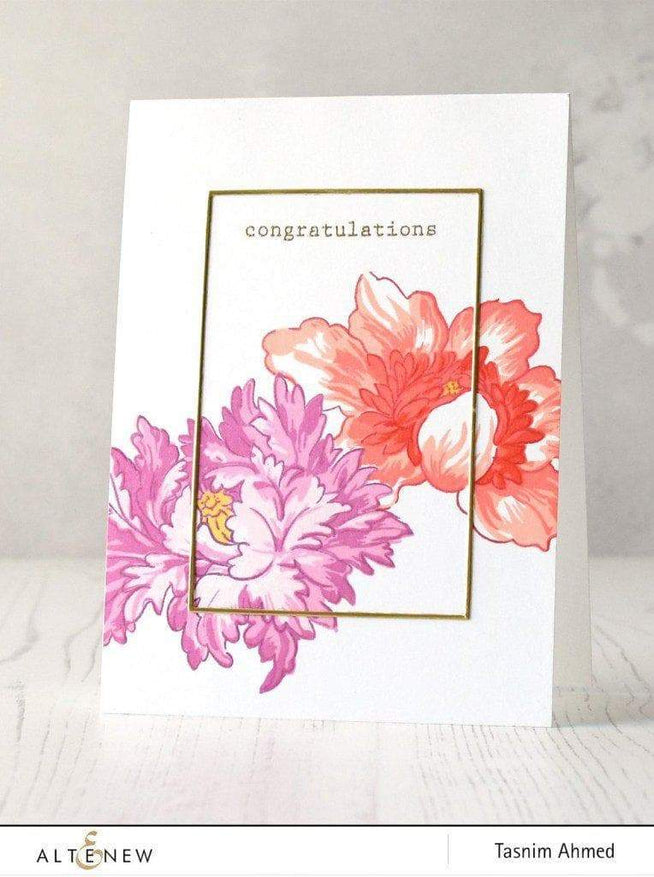 Altenew Stamp & Die Bundle Crown Bloom Stamp & Die Bundle